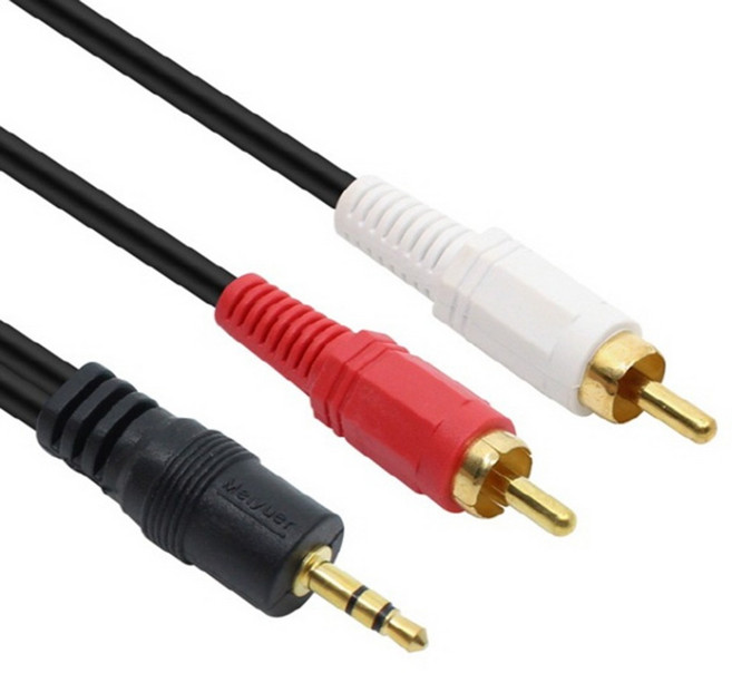 엠비에프 1ST2RCA 케이블 3m, 1개, MBF-S2R300M