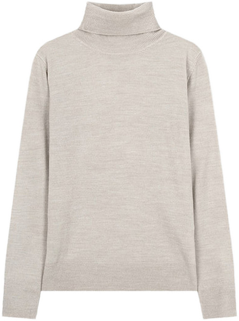 쉬즈미스 여성용 터틀넥 니트 풀오버 SSKPOO42650