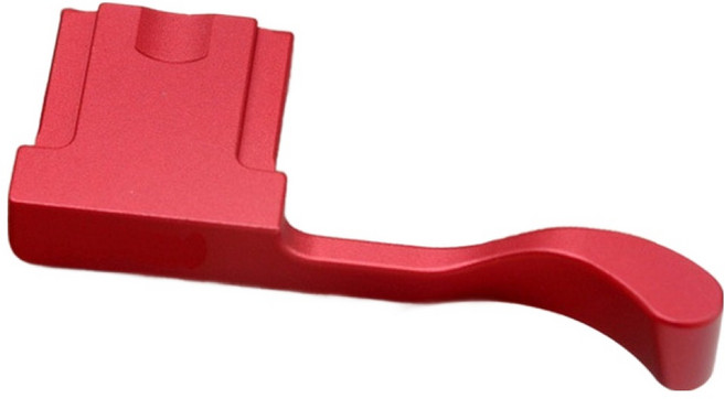 동글이 모던한 카메라 핫슈 엄지그립 레드 X100F, 1개