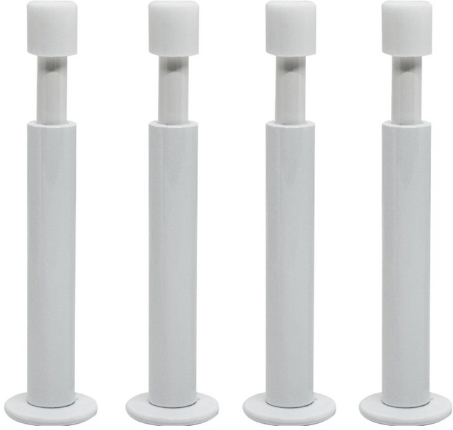 리빙이프 슬림 스프링 도어스토퍼 화이트, 4개