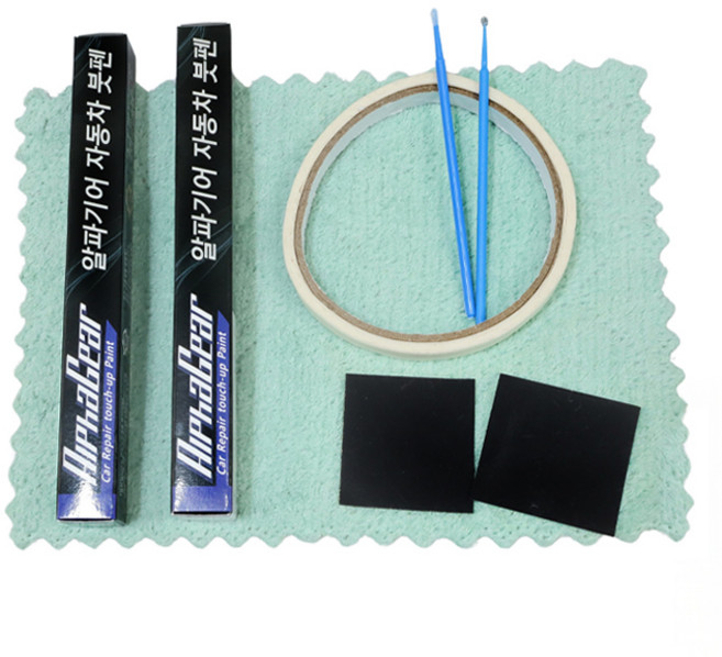 알파기어 르노삼성 붓펜 사포 2p 타올 미세붓펜 2p 마스킹테이프, QXD 클라우드펄, 1개