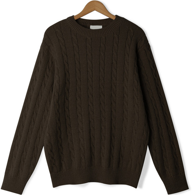 M.N.C 男士 Tandem 麻花圓領針織衫 MDKN962DS