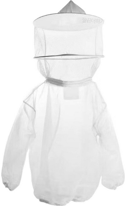 깔끔더하기 양봉 벌 모자 벌레 물림 방지 메쉬형 작업복, 1개