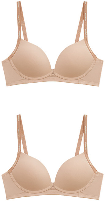 원더브라 투톤 노와이어 브라 WIZ023 WBWBR5N3 2p