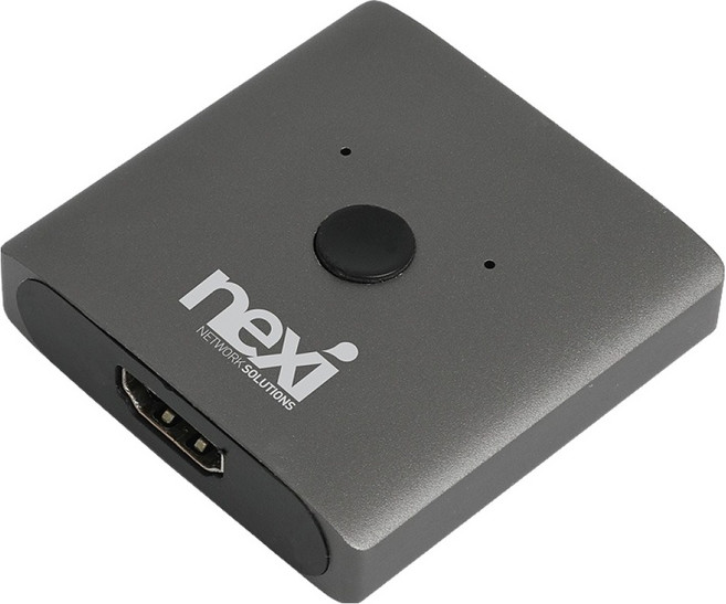 넥시 1:2 2:1 4K HDMI 양방향 선택기 블랙, 1개, NX1314