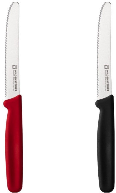 바겐슈타이거 스텐 톱니 과도 2종 세트, 레드, 블랙, 1세트