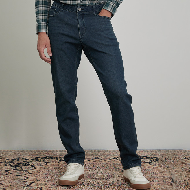 인디안 남성용 베이직핏 본딩 데님 MIUDL5W9361