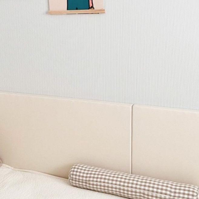 매트메이트 유아용 벽 폴더매트, 크림, 1개