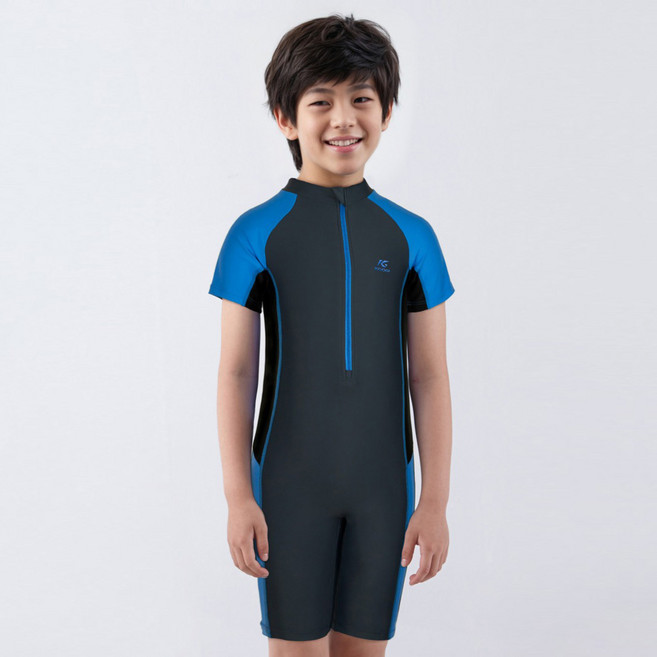 쿠기어드벤쳐 반집업 실내 수영복 KB-T1538