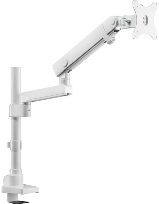 루나랩 스탠다드 폴 모니터암, 화이트, 1개