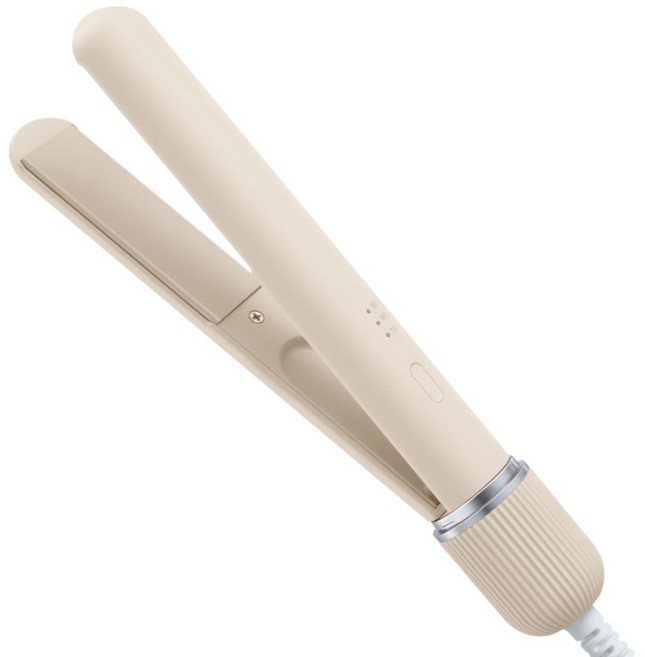 오아 미니핏 휴대용 프리볼트 앞머리 헤어 볼륨 고데기 OSTR-008, Beige, OSTR-008BE