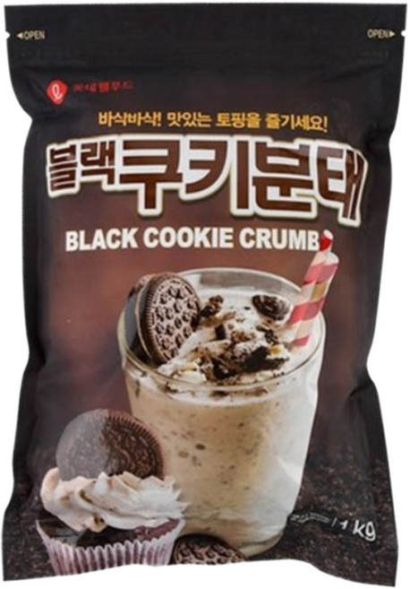 롯데웰푸드 블랙 쿠키 분태, 1kg, 1개