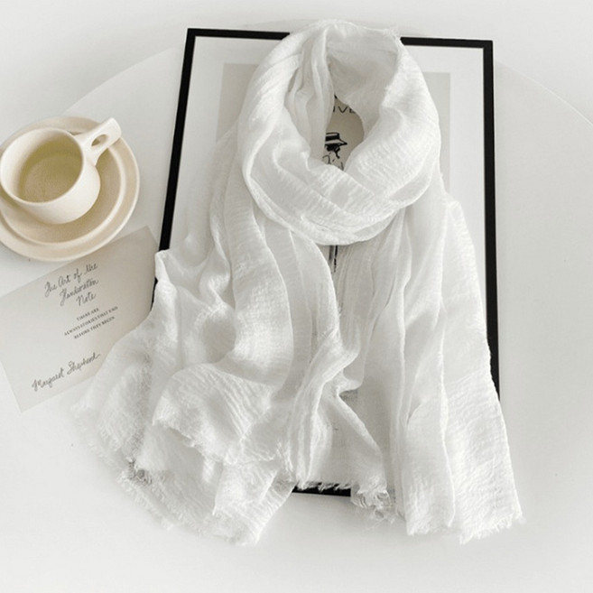 아펙토 무지 롱 스카프 머플러