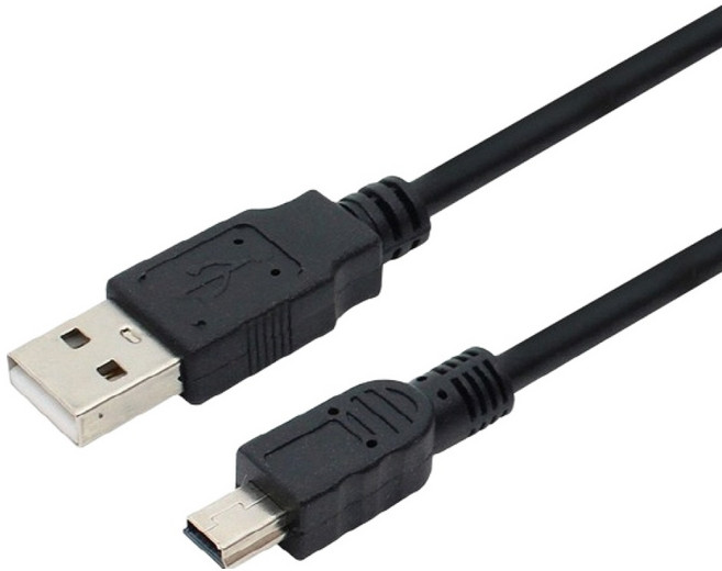 엠비에프 USB 2.0 미니 5핀 케이블 MBF-UM205N, 1개, 0.5m