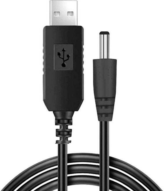 엠비에프 USB 5V to DC 12V 전원 승압 케이블 MBF-UP5V12N, 1개, 1m