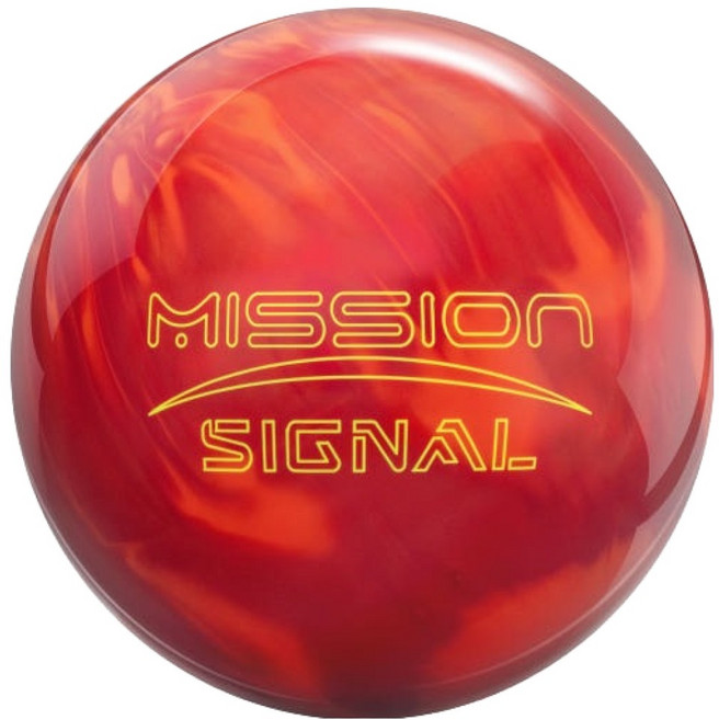 EBONITE Mission Signal 保齡球, Red Pearl + Red Solid, 1個