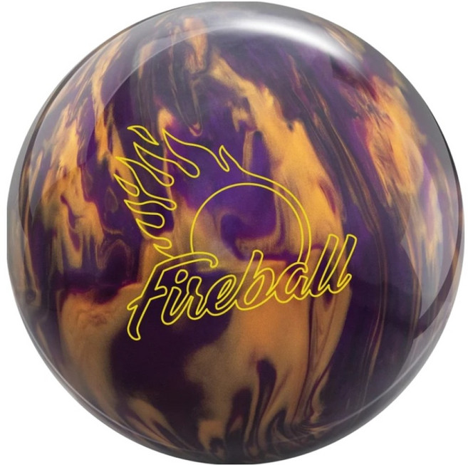 EBONITE 火球保齡球, 紫色 + 金色, 1個