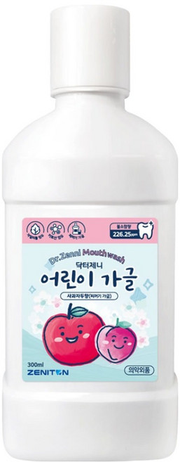 제니튼 닥터제니 어린이 가글 구강청결제 사과자두향, 300ml, 1개