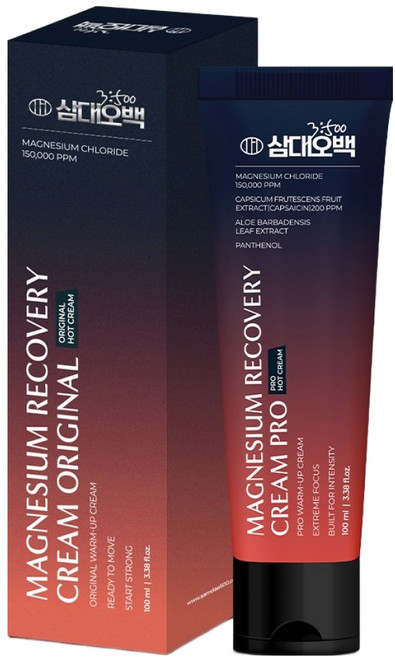 삼대오백 마그네슘 리커버리 웜업 핫크림 프로, 1개, 100ml