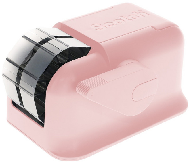 스카치 컴팩트 원터치 디스펜서, 피치핑크, 1개