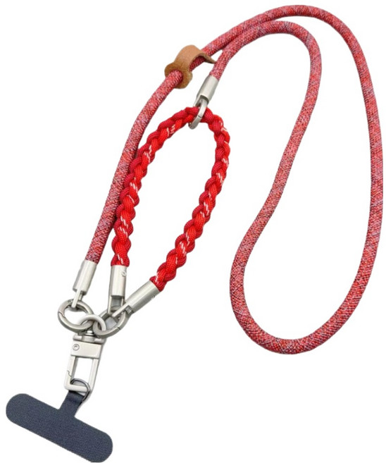 마루나루 야외 여행 다기능 휴대폰 스트랩, 다채색패턴C, 1개