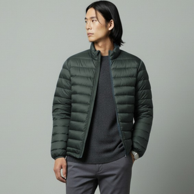 레이먼 남성용 벤트 라이트 경량 패딩