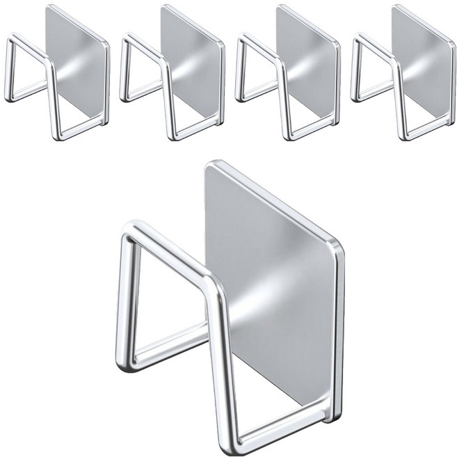 부착형 스텐 물빠짐 다용도 수세미 거치대, 5개