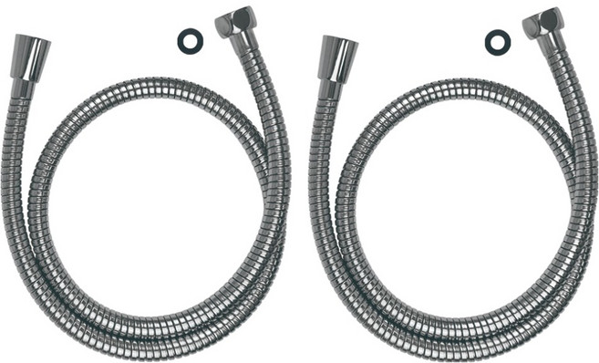 BK 메탈호스 샬럿48 2p, 스테인리스, 1m