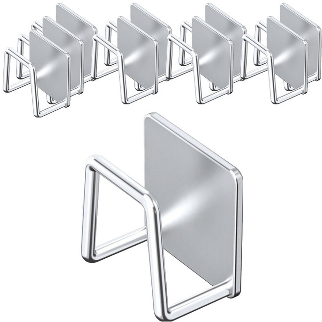 부착형 스텐 물빠짐 다용도 수세미 거치대, 10개