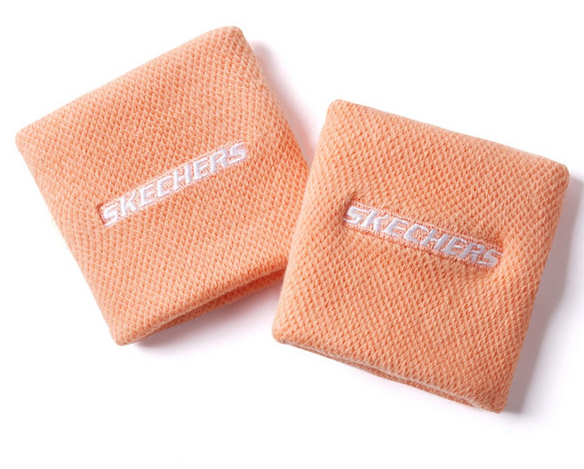 스케쳐스 스포츠 손목 밴드 2p, 코랄, 1개