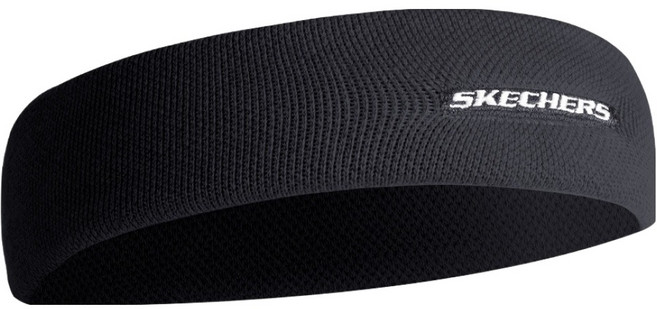 스케쳐스 스포츠 헤어 밴드, 블랙, 1개
