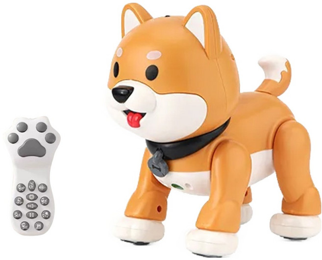 KANGAROO 하츄 로봇독 말하는 강아지 로봇 장난감, 옐로우, 1개
