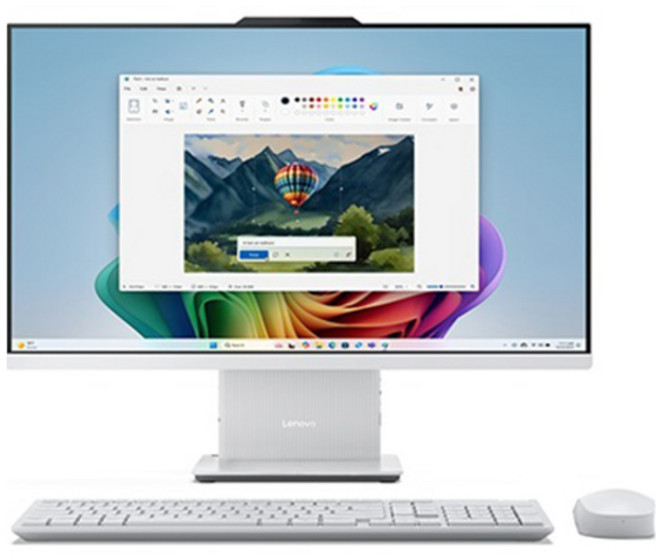 레노버 2025 아이디어센터 AIO 27AKP10 라이젠5 라이젠 200 시리즈, F0JE000RKR, Free DOS, 512GB, 16GB, Cloud Grey