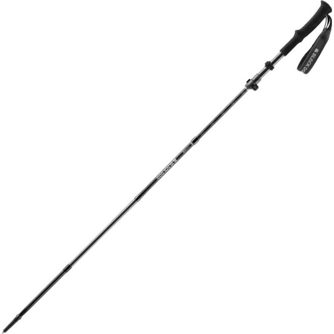 BLACK DOG 黑狗 碳纖維折疊登山杖 A BD306, 黑色, 1個