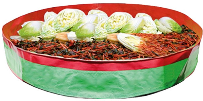 깨끗한데이 스마일 무봉제 다용도 김장매트, 1개