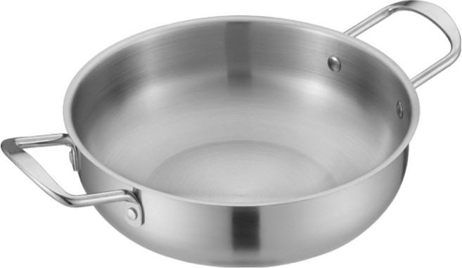 휘경일 스텐 수프 해물찜 탕 미니 냄비, 은색, 1개, 20cm