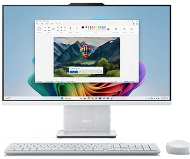레노버 2025 아이디어센터 AIO 27AKP10 라이젠5 라이젠 200 시리즈, F0JE000RKR, Free DOS, 1TB, 16GB, Cloud Grey