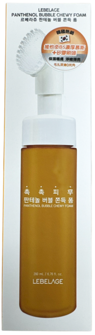 LEBELAGE 蕾浿雷 台灣公司貨 維他命B5穩膚洗顏慕斯, 1個, 200ml