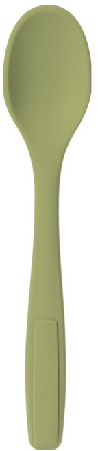 키친팩토리 국산 파스텔 실리콘 요거트 스푼, 세이지그린, 1개