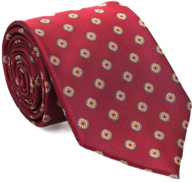 DeepTalk 男士滿版圖案西裝商務領帶 25DT1033