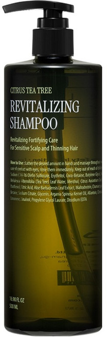 커리쉴 리바이탈라이징 샴푸 시트러스 티트리, 500ml, 1개