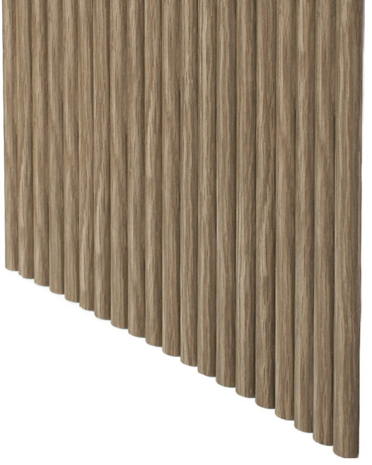 튼튼한 PS 습기차단 인테리어 벽면 리폼 패널 템바보드 반달 워시오크 120 x 40 cm THC-405, 3세트