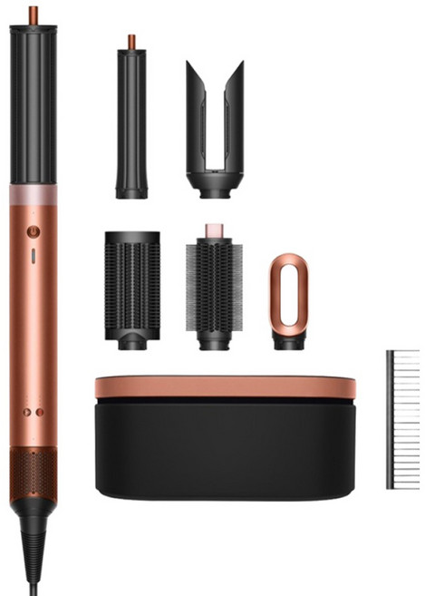 다이슨 NEW 에어랩 코안다2x 멀티 스타일러 앤 드라이어 1700W, 176803-01, 앰버 실크 + 샴페인 핑크