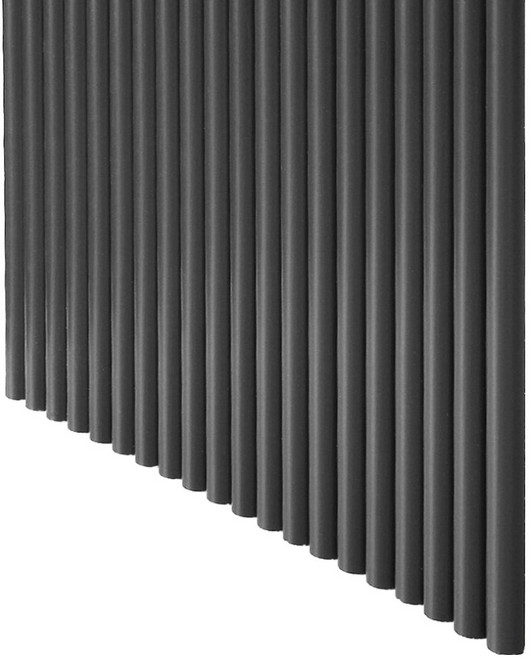 튼튼한 PS 습기차단 인테리어 벽면 리폼 패널 템바보드 반달 진그레이 120 x 40 cm THC-402, 3세트