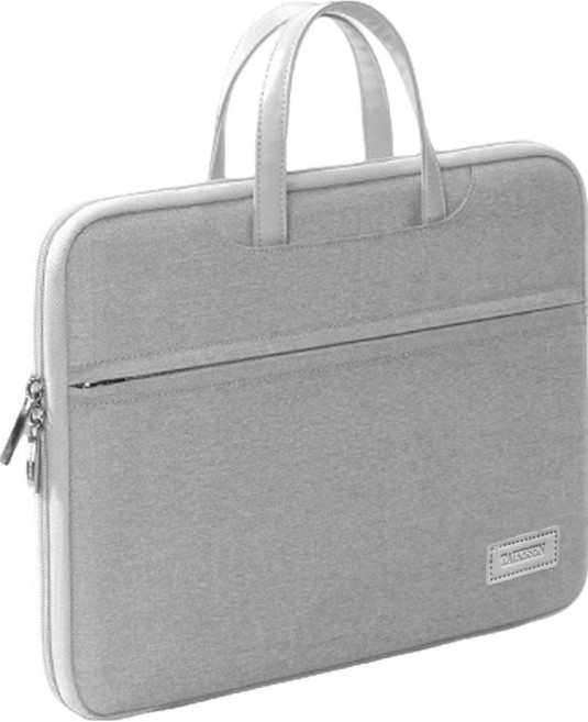 OMG 180°全開合手提筆電包 16吋, 淺灰色, 1個