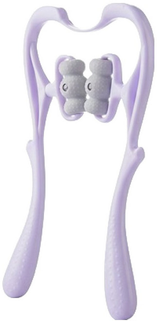 덴넬 6중롤러 목지압롤러 마사지기, 퍼플, 1개