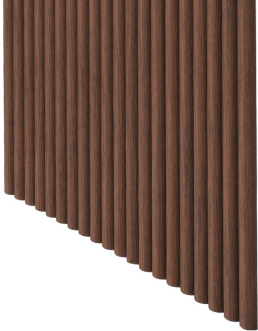 튼튼한 PS 습기차단 인테리어 벽면 리폼 패널 템바보드 반달 진월넛 120 x 40 cm THC-404, 3세트