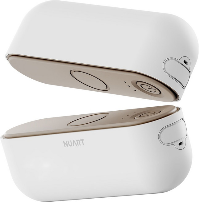 누아트 충전식 양면발열 휴대용 커플 캠핑 듀얼 마그네틱 C타입 양손 손난로 6000mAh, 화이트, Dual Hand Warmer