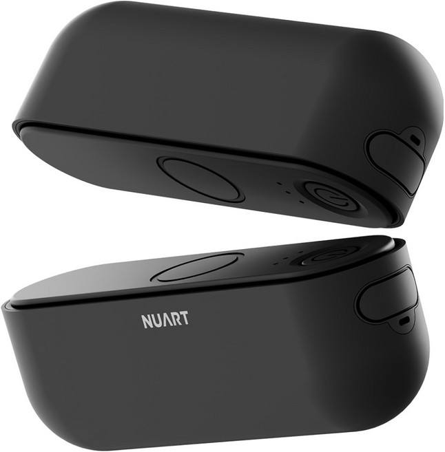 누아트 충전식 양면발열 휴대용 커플 캠핑 듀얼 마그네틱 C타입 양손 손난로 6000mAh, 블랙, Dual Hand Warmer