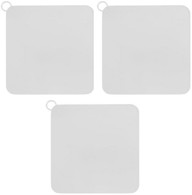 하이엉클 냄새차단 실리콘 배수구 커버 3p, 화이트